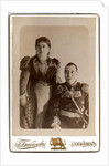 Portrait of Count Nikolay Vasilyevich Bebutov with wife Countess Magdalena Dadiani, 1895 by Anonymous
