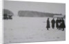 Ryabushinsky brothers inspecting building site for the AMO Factory, 1915 by Anonymous