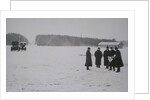 Ryabushinsky brothers inspecting building site for the AMO Factory, 1915 by Anonymous