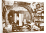 Interior of the study in the villa "Black Swan" of Nikolai Pavlovich Ryabushinsky, 1910s by Anonymous