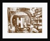 Interior of the study in the villa "Black Swan" of Nikolai Pavlovich Ryabushinsky, 1910s by Anonymous