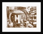 Interior of the study in the villa "Black Swan" of Nikolai Pavlovich Ryabushinsky, 1910s by Anonymous