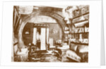 Interior of the study in the villa "Black Swan" of Nikolai Pavlovich Ryabushinsky, 1910s by Anonymous