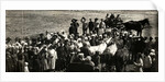 Leon Trotsky underway at a village, 1924 by Anonymous