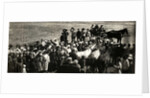 Leon Trotsky underway at a village, 1924 by Anonymous