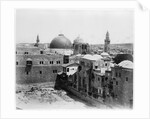 Pool of Hezekiah, Church of the Holy Sepulchre, and Hospice of the Knights of St. John, Between 1860 and 1880 by Anonymous