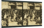 The consecration of Easter Eggs on Easter before the Church of the Holy Sepulchre by Anonymous
