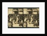 The consecration of Easter Eggs on Easter before the Church of the Holy Sepulchre by Anonymous