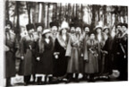 The Family of Tsar Nicholas II of Russia with the Kuban Cossacks, c. 1916 by Anonymous