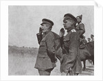 Prime Minister of the Russian Provisional Government Alexander Kerensky (Left) At the Front, 1917 by Anonymous
