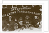 Ivan Papanin, Ernst Krenkel, Evgeny Fedorov and Petr Shirshov at the expedition North Pole-1, 1938 by Anonymous