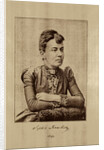 Portrait of the mathematician Sofia Vasilyevna Kovalevskaya, 1890 by Anonymous