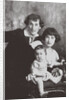 Marc Chagall with his first wife Bella and Daughter Ida, 1917 by Anonymous