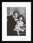Marc Chagall with his first wife Bella and Daughter Ida, 1917 by Anonymous