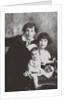 Marc Chagall with his first wife Bella and Daughter Ida, 1917 by Anonymous