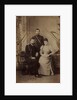 Emperor Nicholas II with Grand Duke Alexander Mikhailovich of Russia and his wife, Grand Duchess Xenia Alexandrovna of Russia, 1894 by Anonymous