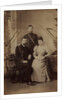 Emperor Nicholas II with Grand Duke Alexander Mikhailovich of Russia and his wife, Grand Duchess Xenia Alexandrovna of Russia, 1894 by Anonymous