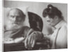 The Sick Leo Tolstoy with daughter Tatyana in Gaspra on the Crimea, 1902 by Anonymous