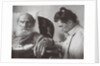 The Sick Leo Tolstoy with daughter Tatyana in Gaspra on the Crimea, 1902 by Anonymous