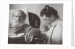 The Sick Leo Tolstoy with daughter Tatyana in Gaspra on the Crimea, 1902 by Anonymous