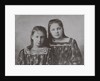 Marina Tsvetaeva with sister Anastasia, 1905 by Anonymous