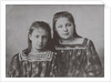 Marina Tsvetaeva with sister Anastasia, 1905 by Anonymous
