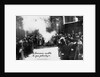 Burning Romanov Coats of Arms in Petrograd. May 1, 1917, 1917 by Anonymous