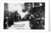 Burning Romanov Coats of Arms in Petrograd. May 1, 1917, 1917 by Anonymous