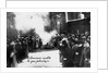 Burning Romanov Coats of Arms in Petrograd. May 1, 1917, 1917 by Anonymous