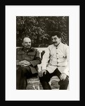 Stalin and Lenin. August 1922, 1922 by Anonymous