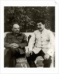 Stalin and Lenin. August 1922, 1922 by Anonymous