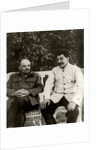 Stalin and Lenin. August 1922, 1922 by Anonymous