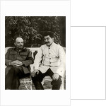 Stalin and Lenin. August 1922, 1922 by Anonymous