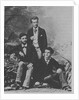 Von Meck Trio. Wladyslaw Pachulski (standing) with Pyotr Danilchenko and Claude Debussy (seated), 1882 by Anonymous