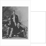 Von Meck Trio. Wladyslaw Pachulski (standing) with Pyotr Danilchenko and Claude Debussy (seated), 1882 by Anonymous