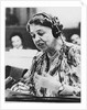 Eleanor Roosevelt speaking at the United Nations in July 1947 by Anonymous