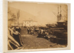 The Ordnance Wharf, Balaklava, 1855 by Anonymous