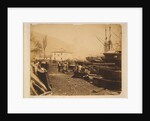 The Ordnance Wharf, Balaklava, 1855 by Anonymous