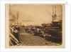 The Ordnance Wharf, Balaklava, 1855 by Anonymous