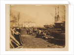 The Ordnance Wharf, Balaklava, 1855 by Anonymous