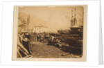 The Ordnance Wharf, Balaklava, 1855 by Anonymous