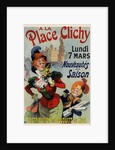 A la Place Clichy (Poster), 1890s by René Louis Péan