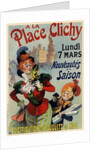 A la Place Clichy (Poster), 1890s by René Louis Péan