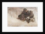 Snowstorm. Children by Nikolai Petrovich Bogdanov-Belsky