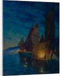 Sails at Night by Alexander Fyodorovich Gaush