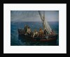Lenin and the author Maxim Gorky with the Fishermen at the Capri Island, 1946 by Yefim Mikhailovich Tcheptsov