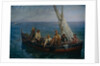 Lenin and the author Maxim Gorky with the Fishermen at the Capri Island, 1946 by Yefim Mikhailovich Tcheptsov