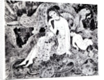 The Snow Queen. Symbolist magazine Vesy (The Balance), 1908 by Anatoli Afanasyevich Arapov