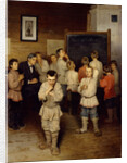 Mental calculation at primary school, 1895 by Nikolai Petrovich Bogdanov-Belsky