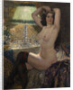 By the Green Lamp by Nikolai Petrovich Bogdanov-Belsky